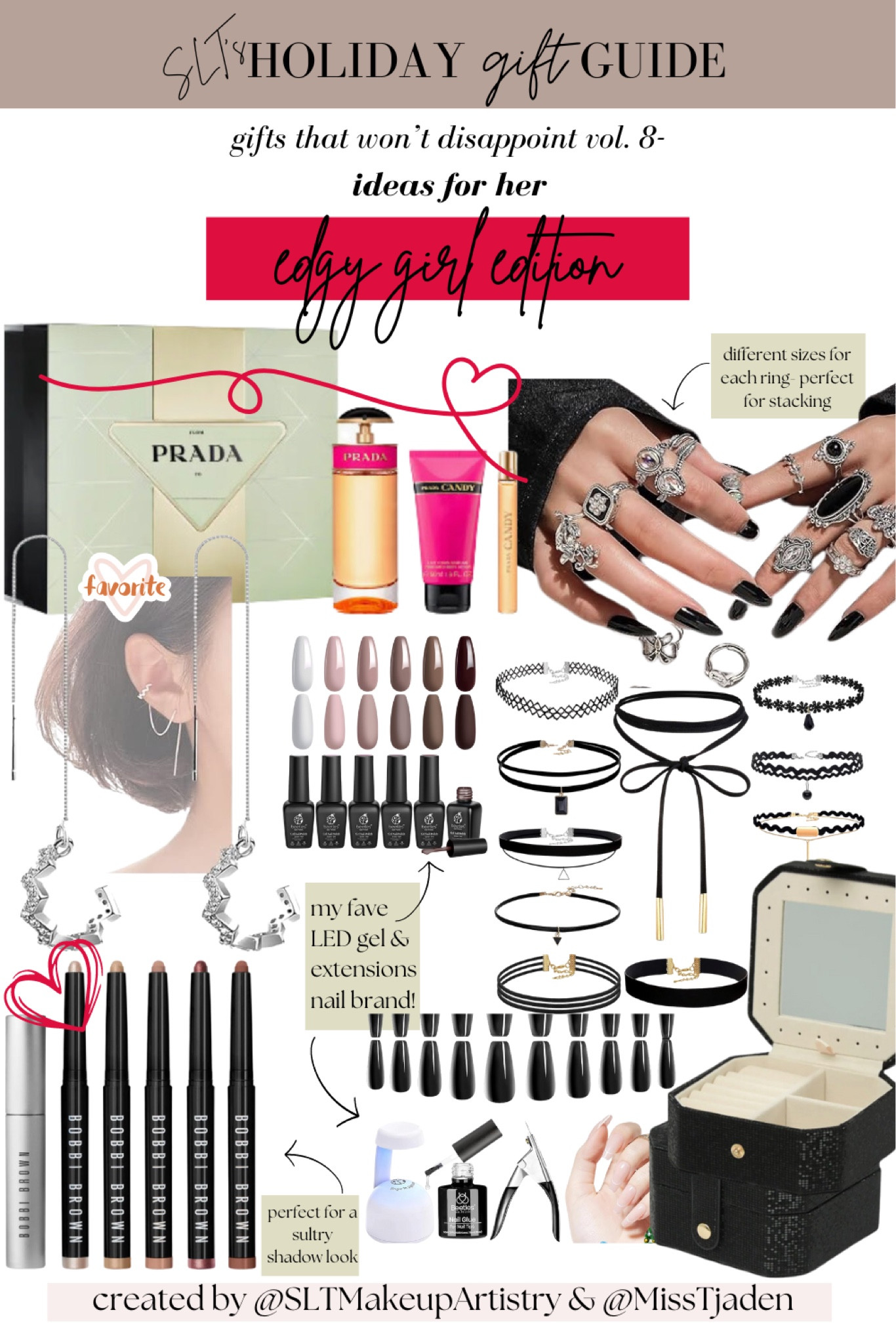 Shopping for an edgy girl? I’ve got you! Everything listed in this post I own & I’ve also gifted some of these goodies to my girlfriends, since I love them so much 🖤 You can’t go wrong with these gift recommendations!

#LTKbeauty #LTKGiftGuide #LTKfindsunder100