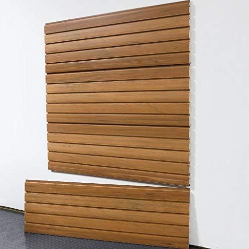 StoreWALL Heavy Duty 4' ft. Slatwall Panels (Set of 4 Panels, Covers 20 sq. ft.) (Rustic Cedar Co... | Amazon (US)
