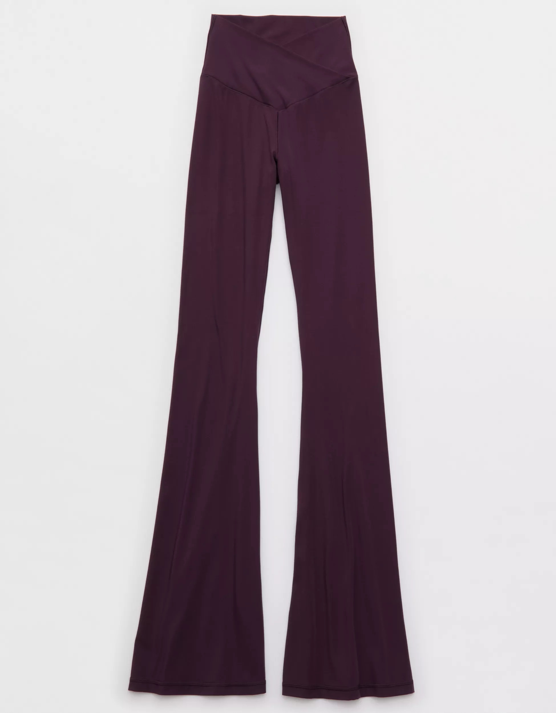 OFFLINE By Aerie Real Me High Waisted Crossover Flare Legging | Aerie