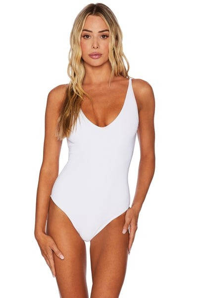 Reese One Piece White | Beach Riot