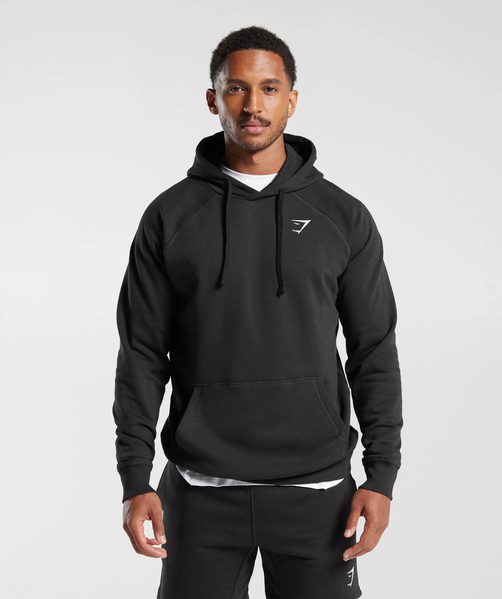 Gymshark Crest Hoodie - Black | Gymshark US