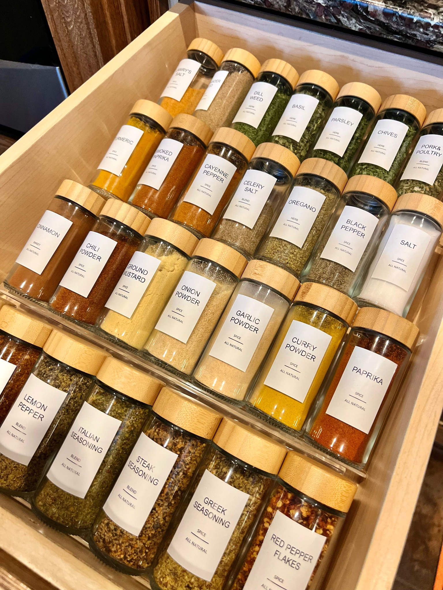 how to organize your spices | i absolutely love my new spice drawer, it makes my kitchen more efficient and aesthetic!

#LTKSeasonal #LTKhome #LTKGiftGuide