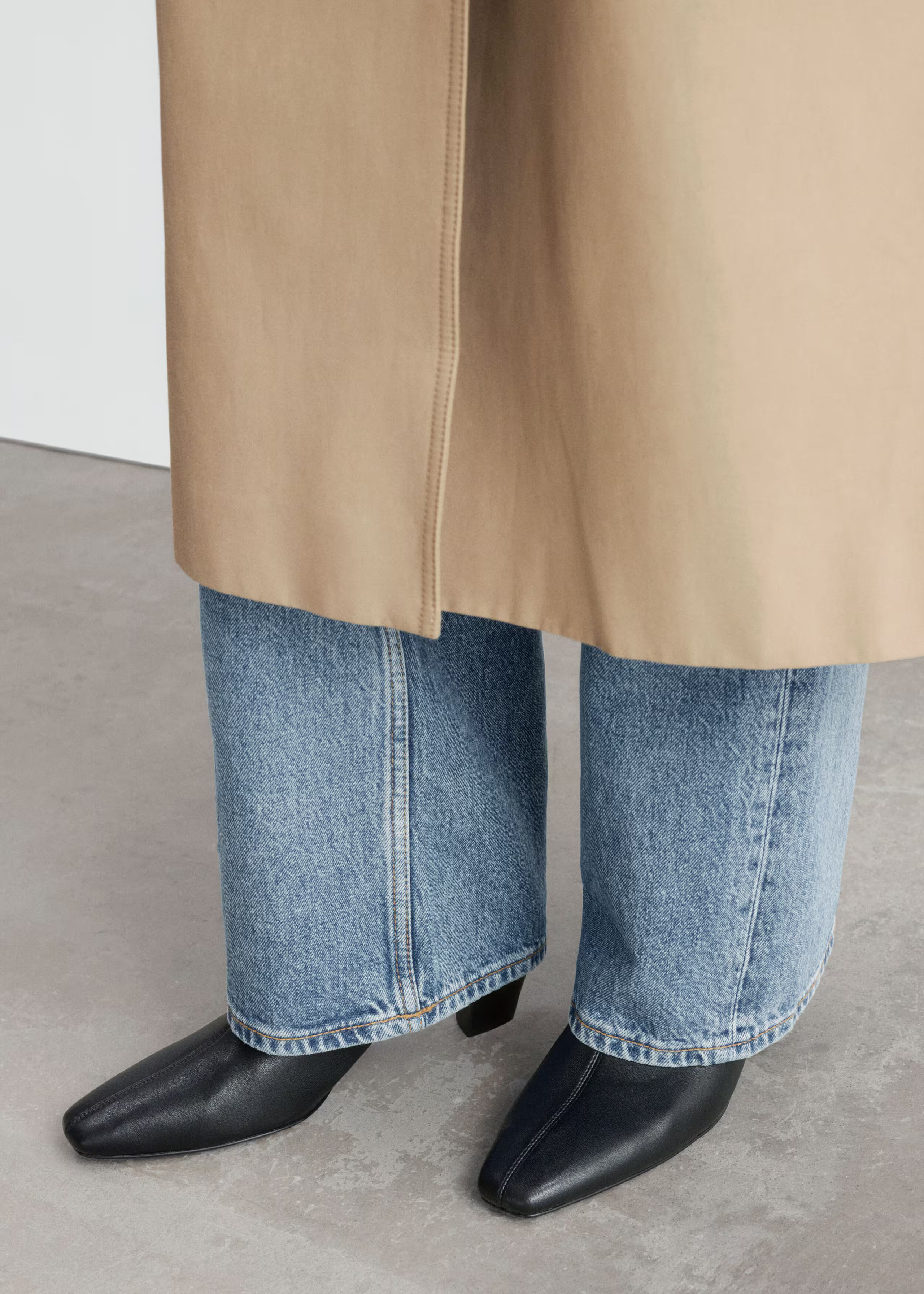 Stretch Leather Ankle Boots | & Other Stories UK