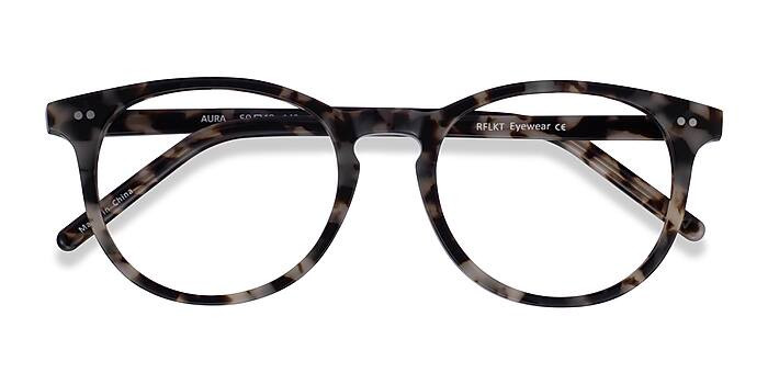 Aura Round Ivory Tortoise Full Rim Eyeglasses | EyeBuyDirect | EyeBuyDirect.com