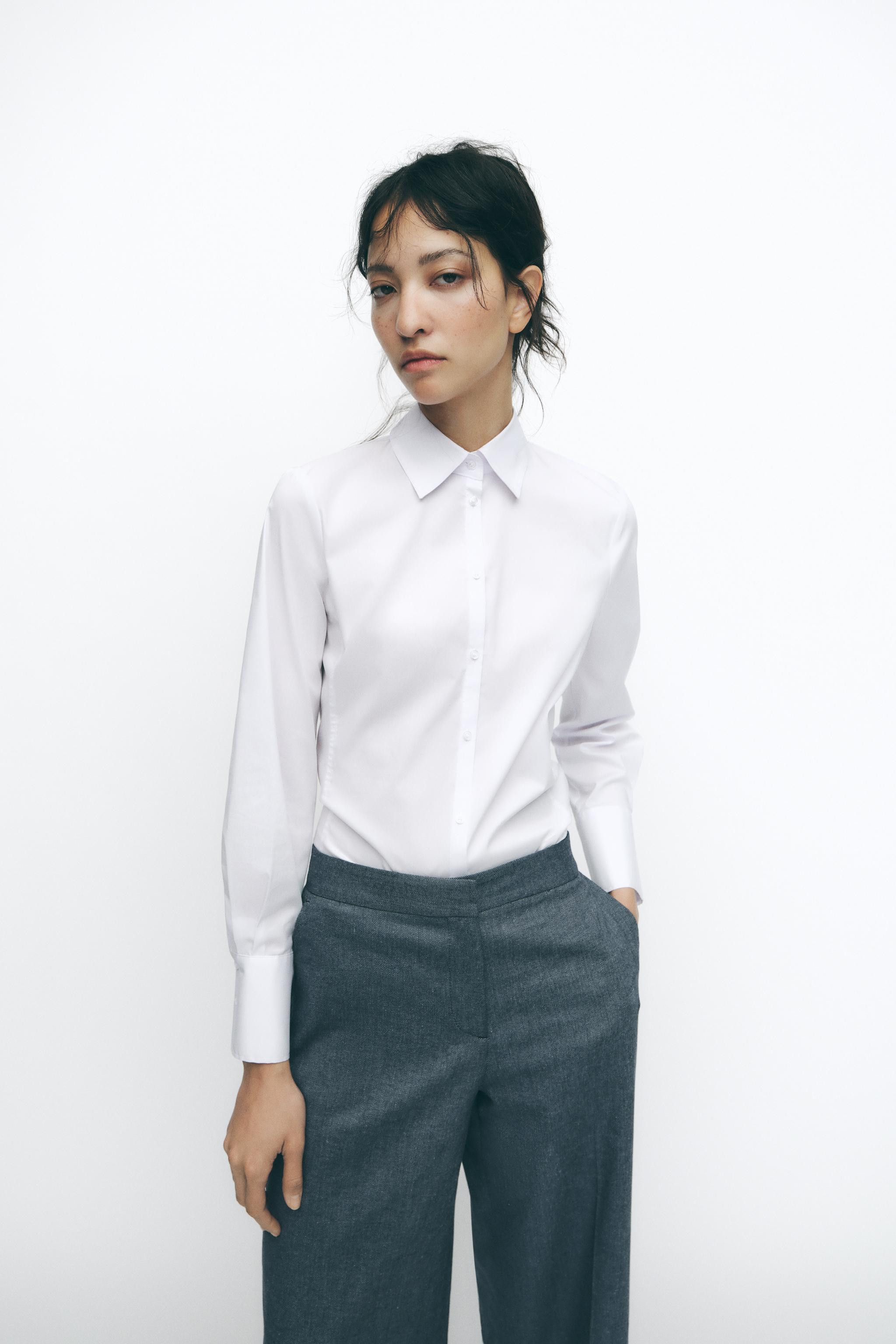 FITTED POPLIN SHIRT | Zara US