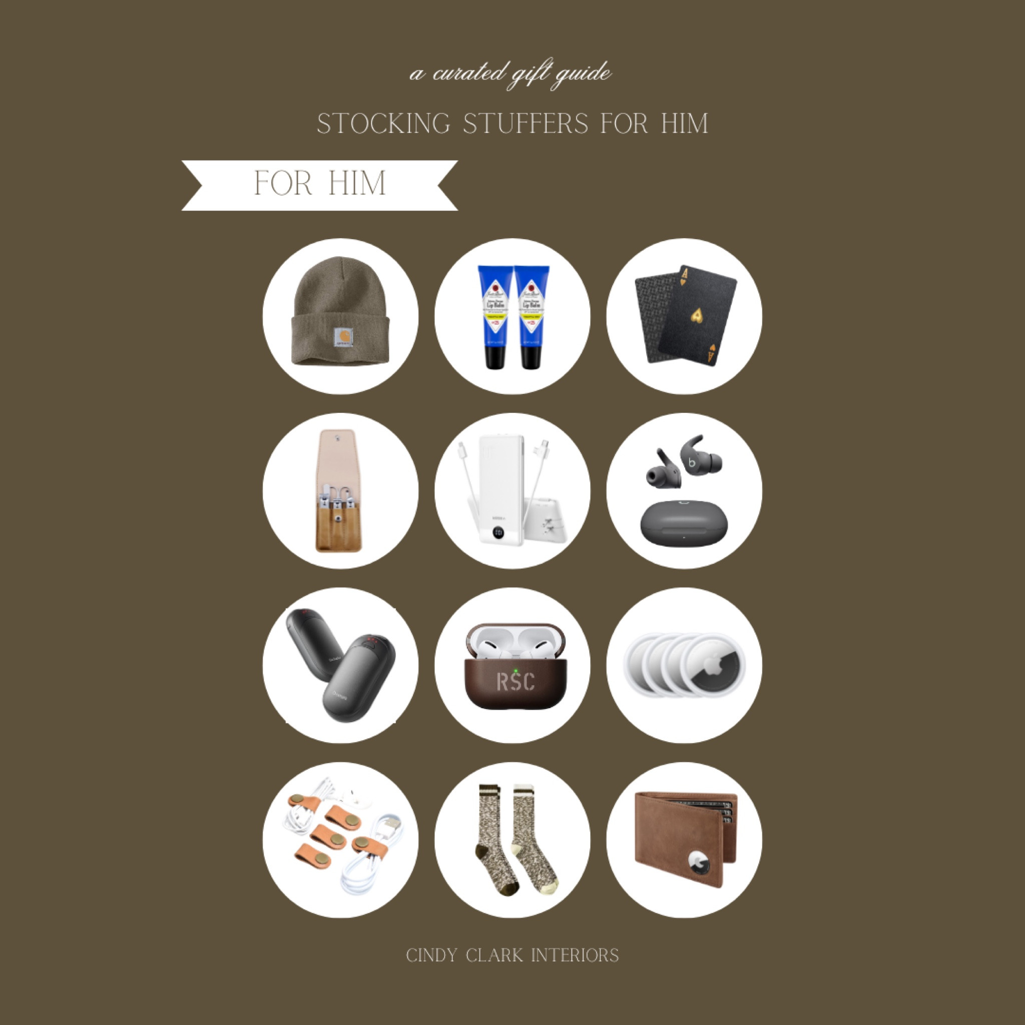 Stocking stuffers for him! From teens to husbands, fathers, and more these ideas are great for adding a little something extra to their stockings this holiday season! 

#LTKMens #LTKCyberWeek #LTKGiftGuide