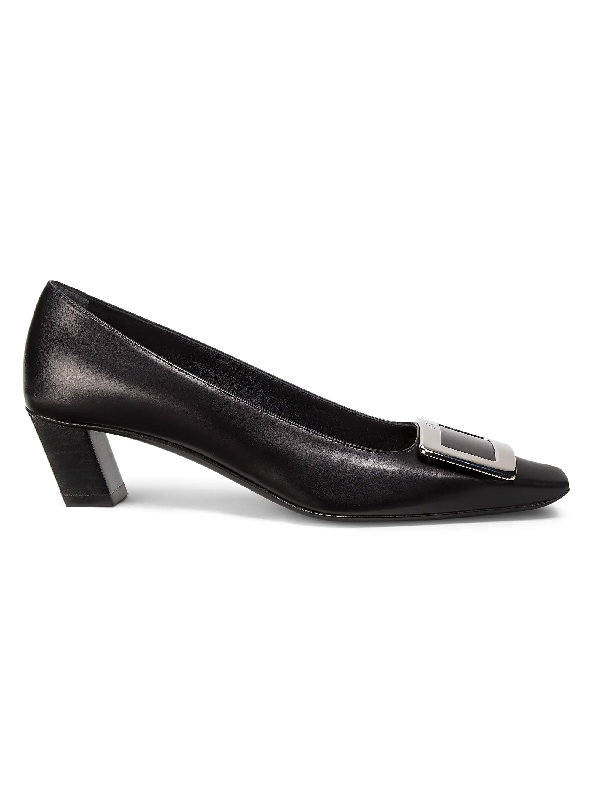 Belle Vivier 45MM Leather Pumps | Saks Fifth Avenue