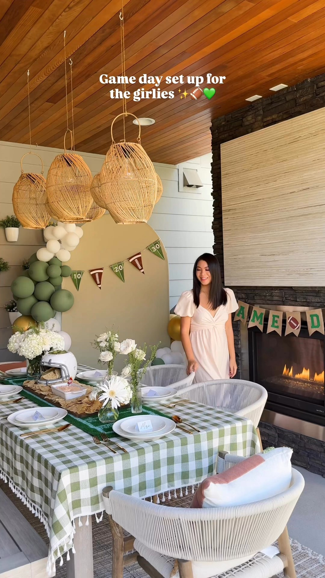 Game day, but make it ✨ classy✨! Dress it up or keep it casual, I loved putting together this spread with the yummiest dips from @goodfoods, restaurant style chips from @latejulyorganic, and the cutest game day serveware from @mudpiegift. Perfect for a cozy or fancy game day vibe! Which dip would you go for - Chunky Guac, Buffalo Style Chicken Dip, or the new Creamy Cheddar Jalapeno w/ Bacon, which is available at Costco!?
#gamedaysetup

Balloon arch, game day banners, football table runner, football themed serverware!

#LTKParties #LTKSeasonal #LTKHome