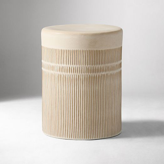 Bea Ceramic Indoor/Outdoor Side Table (13") | West Elm (US)