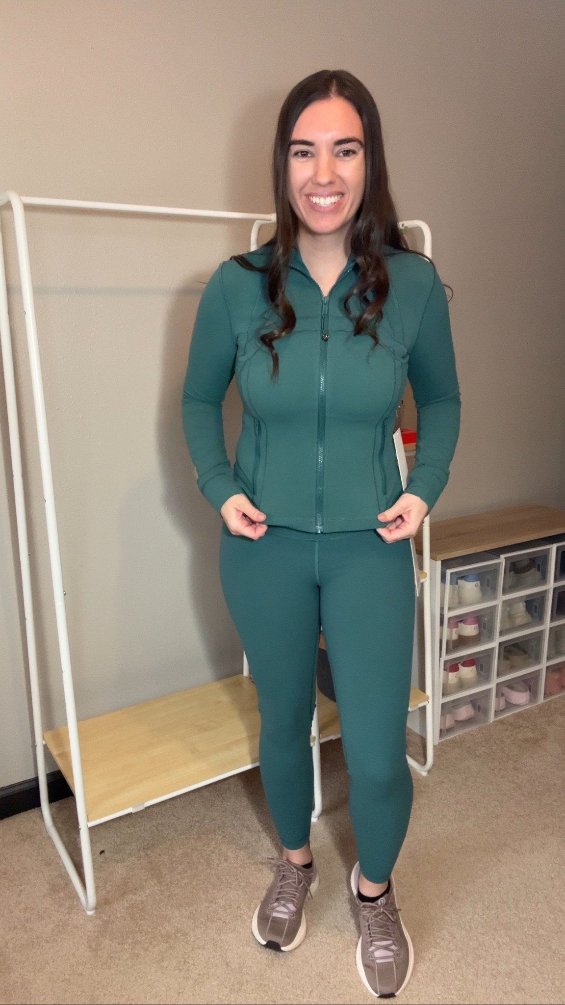 deep marina set: leggings size 6, define jacket size 8

#LTKSeasonal #LTKActive #LTKootd