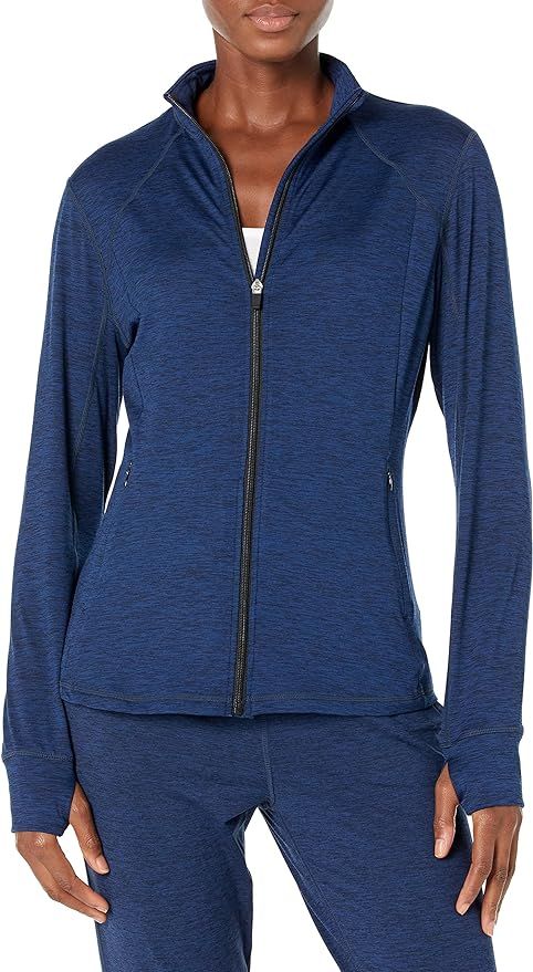 Amazon Essentials Women's Brushed Tech Stretch Full-Zip Jacket (Available in Plus Size) | Amazon (US)