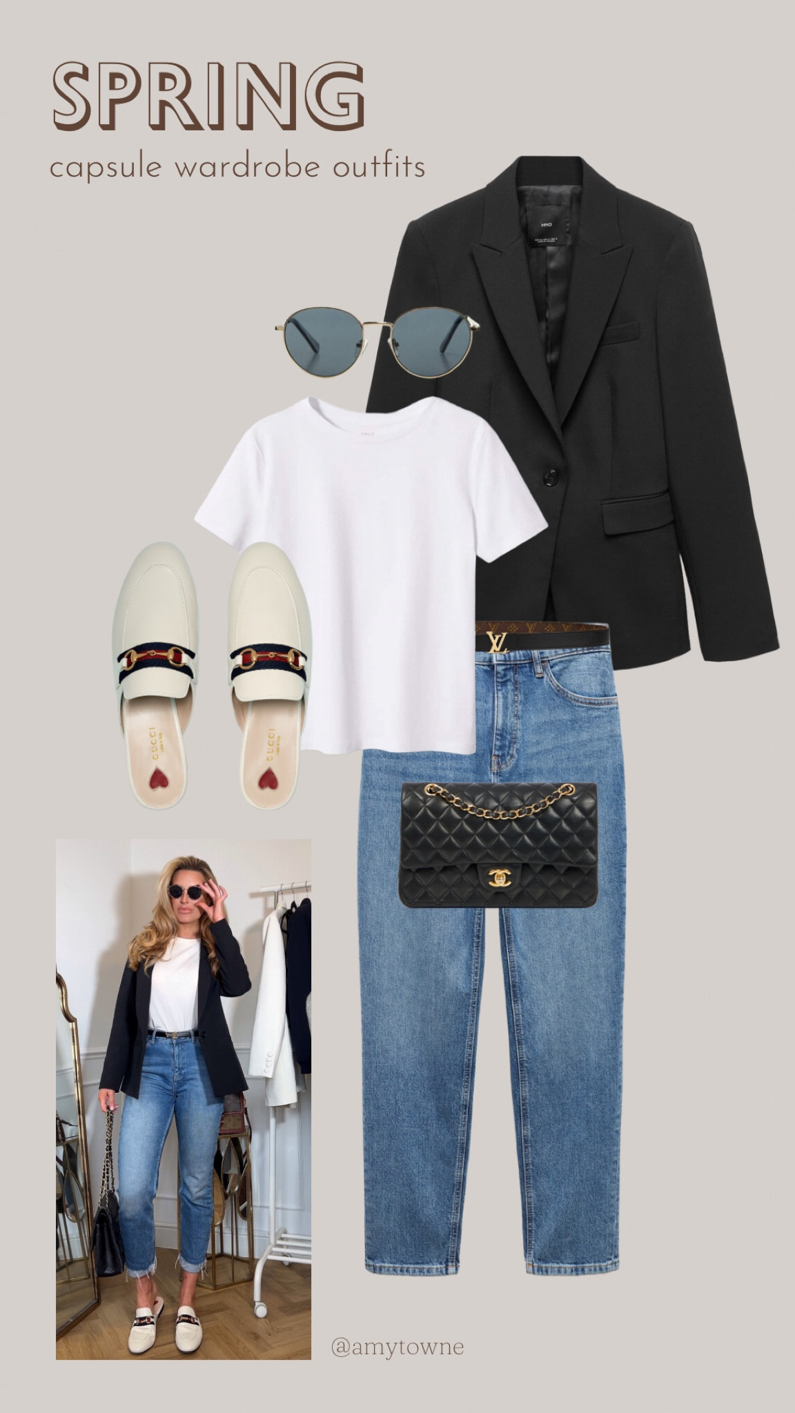 SPRING CAPSULE WARDROBE 🌸
Outfit inspo 🫶🏻
Super simple & chic blazer, T & jeans combo. Can be styled with boots, pumps or heels but this is my favourite for a casual weekend style x

#LTKSeasonal #LTKstyletip #LTKeurope