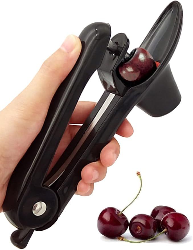 AUIIKIY Cherry Pitter Tool, Olive Pitter Tool,Black | Amazon (US)