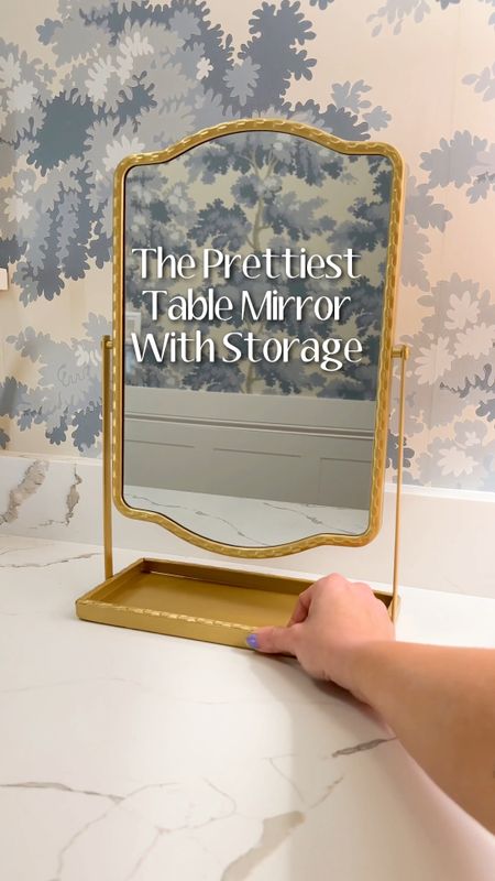 Table gold mirror 