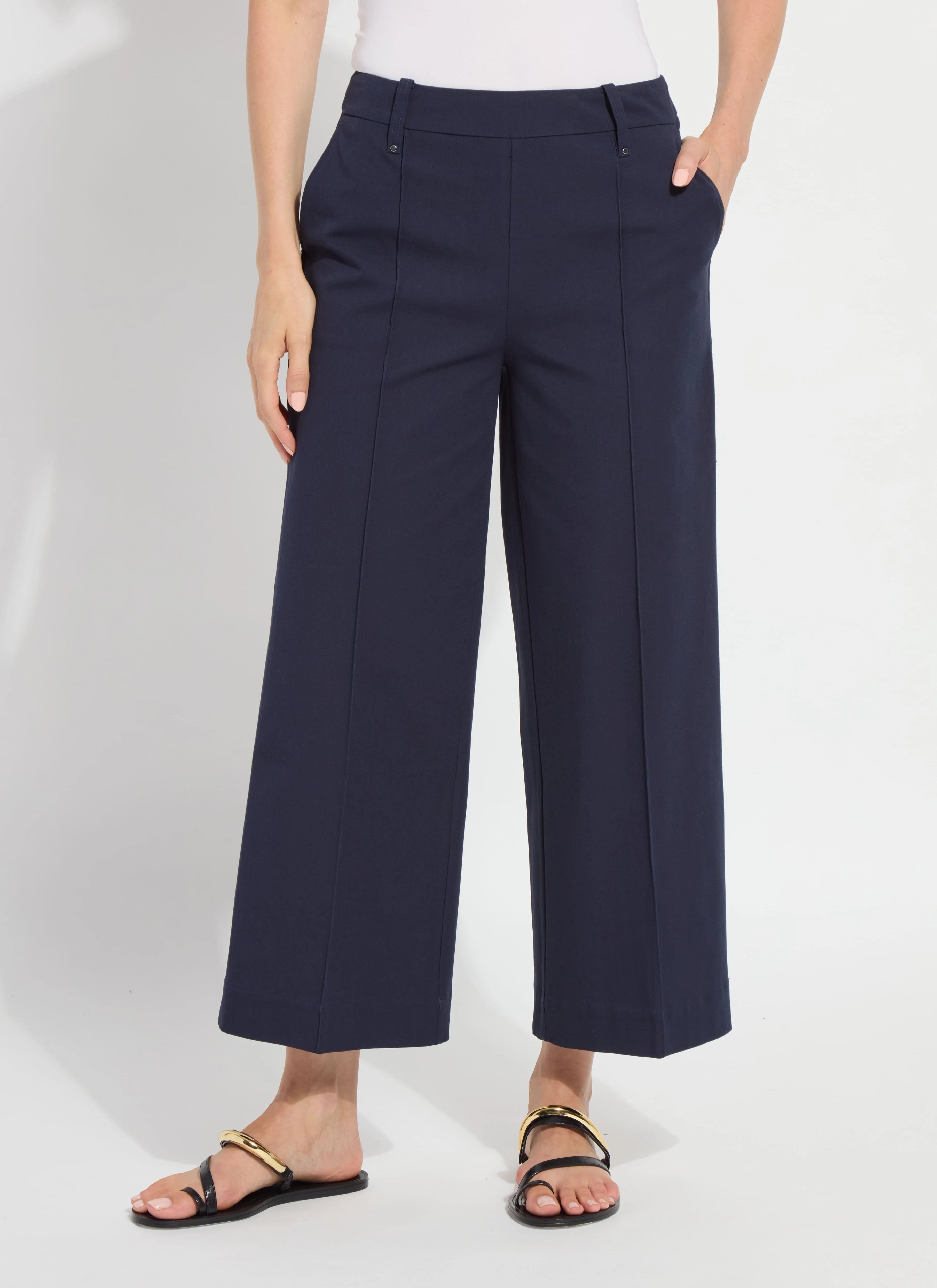 Miranda Straight Leg Trouser (26" Inseam) | Lysse NY