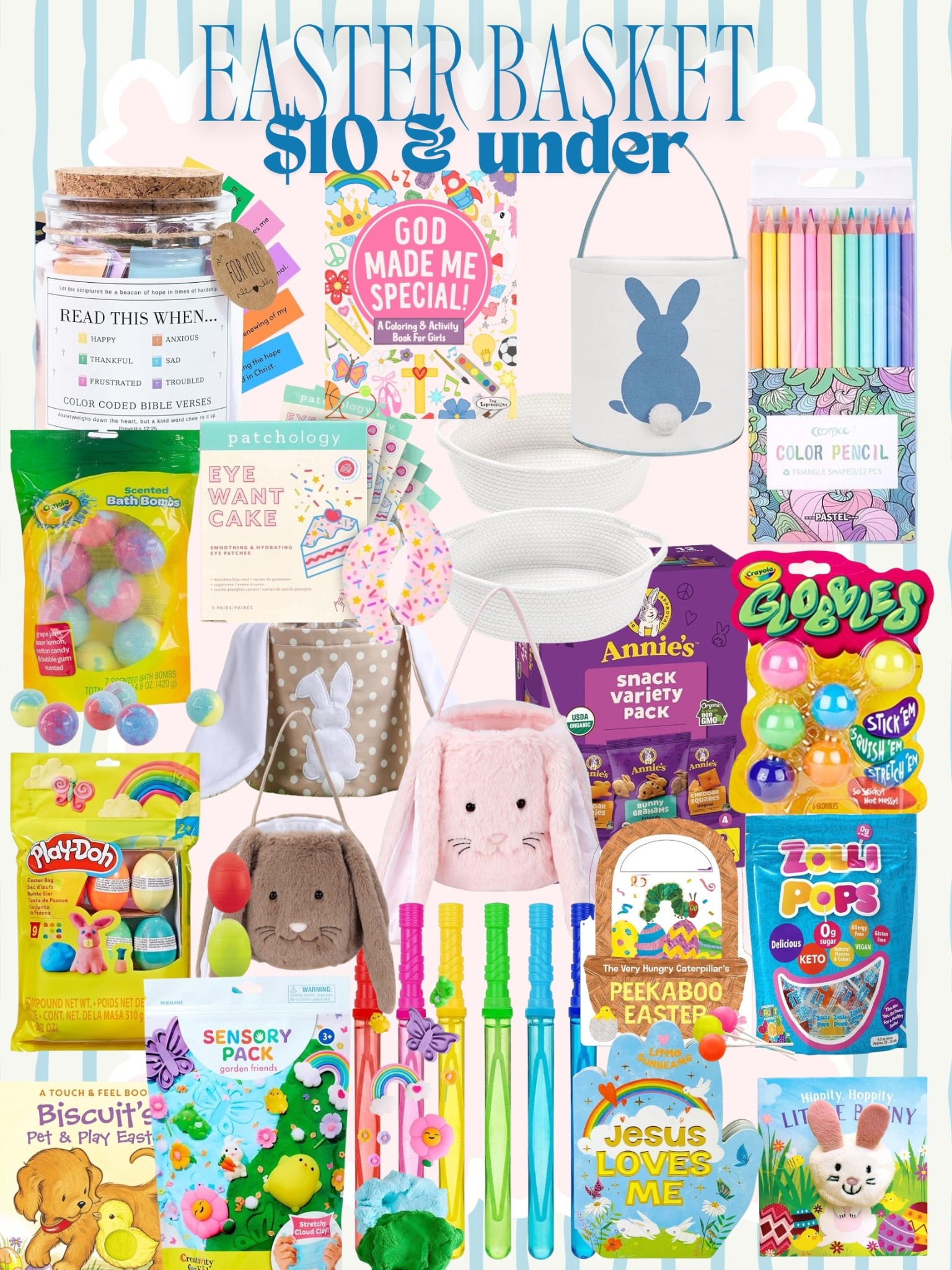 The cutest + most practical Easter baskets UNDER $10! 
Meaningful and functional Easter basket stuffers  for all ages $10 and under! #amazonfinds 

#LTKSpringSale #LTKSeasonal #LTKKids