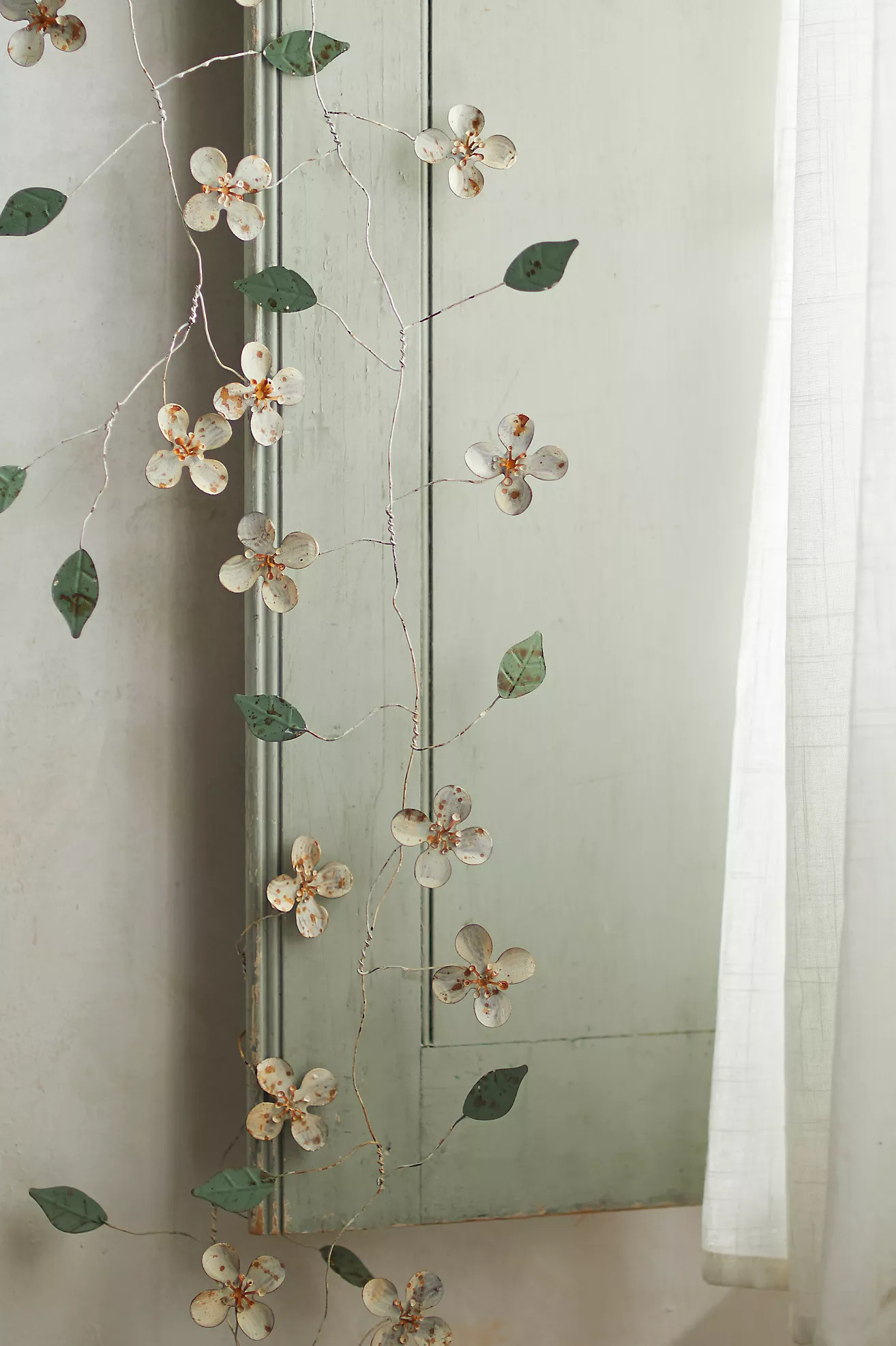 Dogwood Iron Garland | Anthropologie (US)