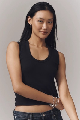Scoop-Neck Muscle Tank Top | Anthropologie (US)