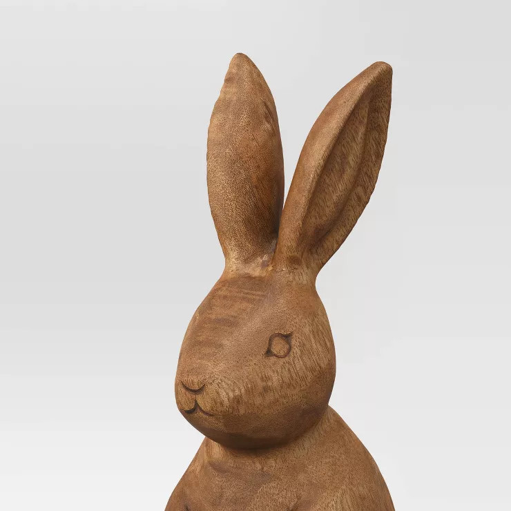 Wood Standing Easter Bunny Figurine - Threshold™ | Target