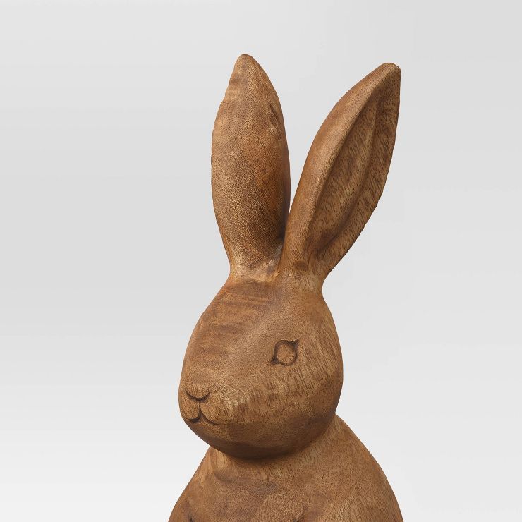 Wood Standing Easter Bunny Figurine - Threshold™ | Target