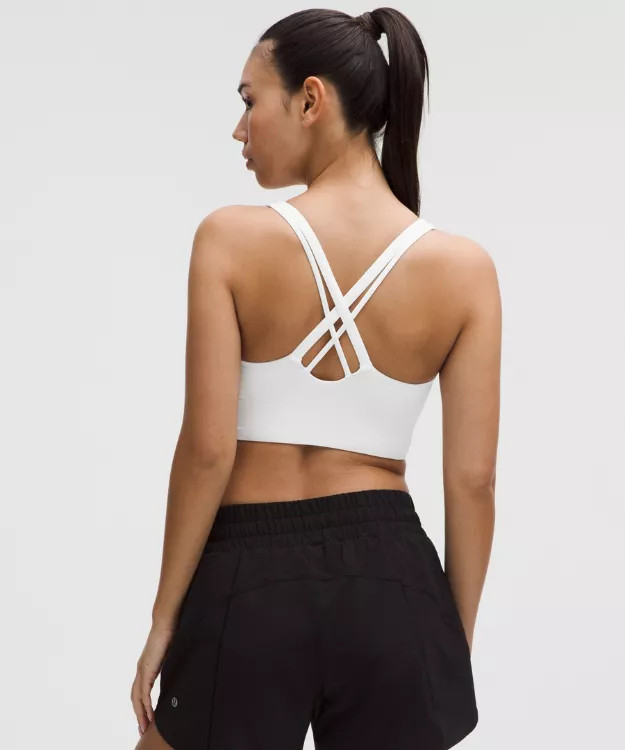 lululemon Energy Longline Bra Medium Support, B-D Cups   Evolve | lululemon (AU)