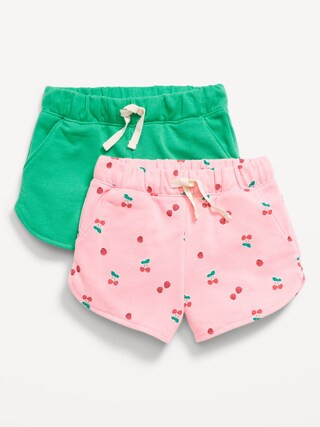 French-Terry Shorts 2-Pack for Toddler Girls | Old Navy (US)
