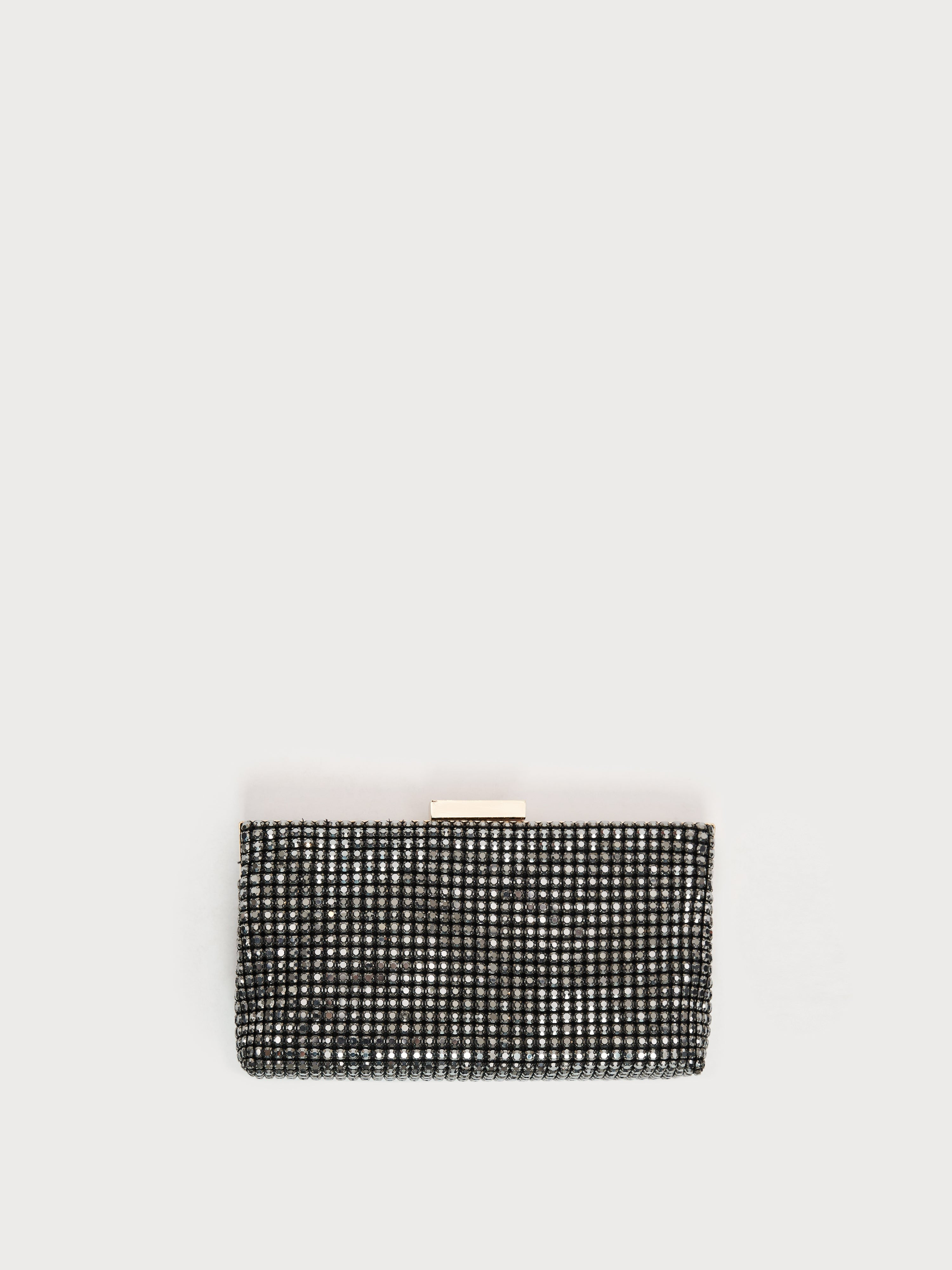 Crystal Frame Evening Bag | Black | Jigsaw (UK)