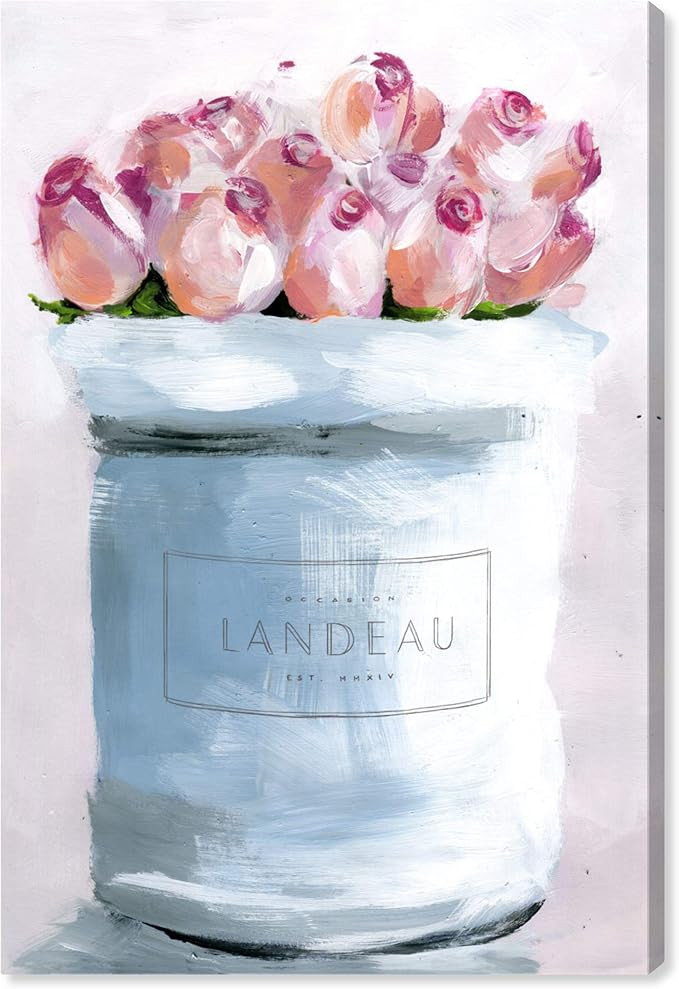 The Oliver Gal Artist Co. Oliver Gal 'The Loveliest Flowers' Pink Floral and Botanical Wall Art P... | Amazon (US)