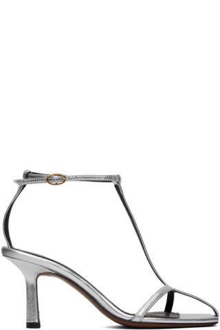 NEOUS - Silver Jumel Heeled Sandals | SSENSE