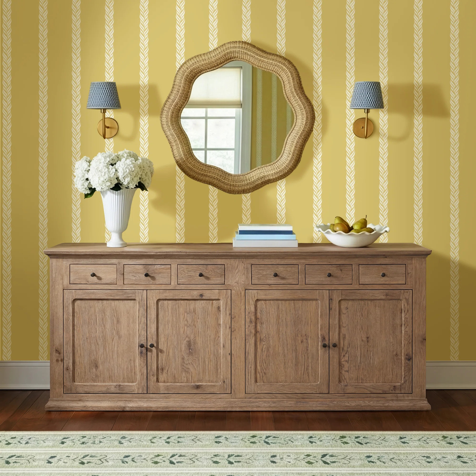 Amber Lewis x Four Hands Harding Sideboard-Weathered Oak | Birch Lane | Birch Lane