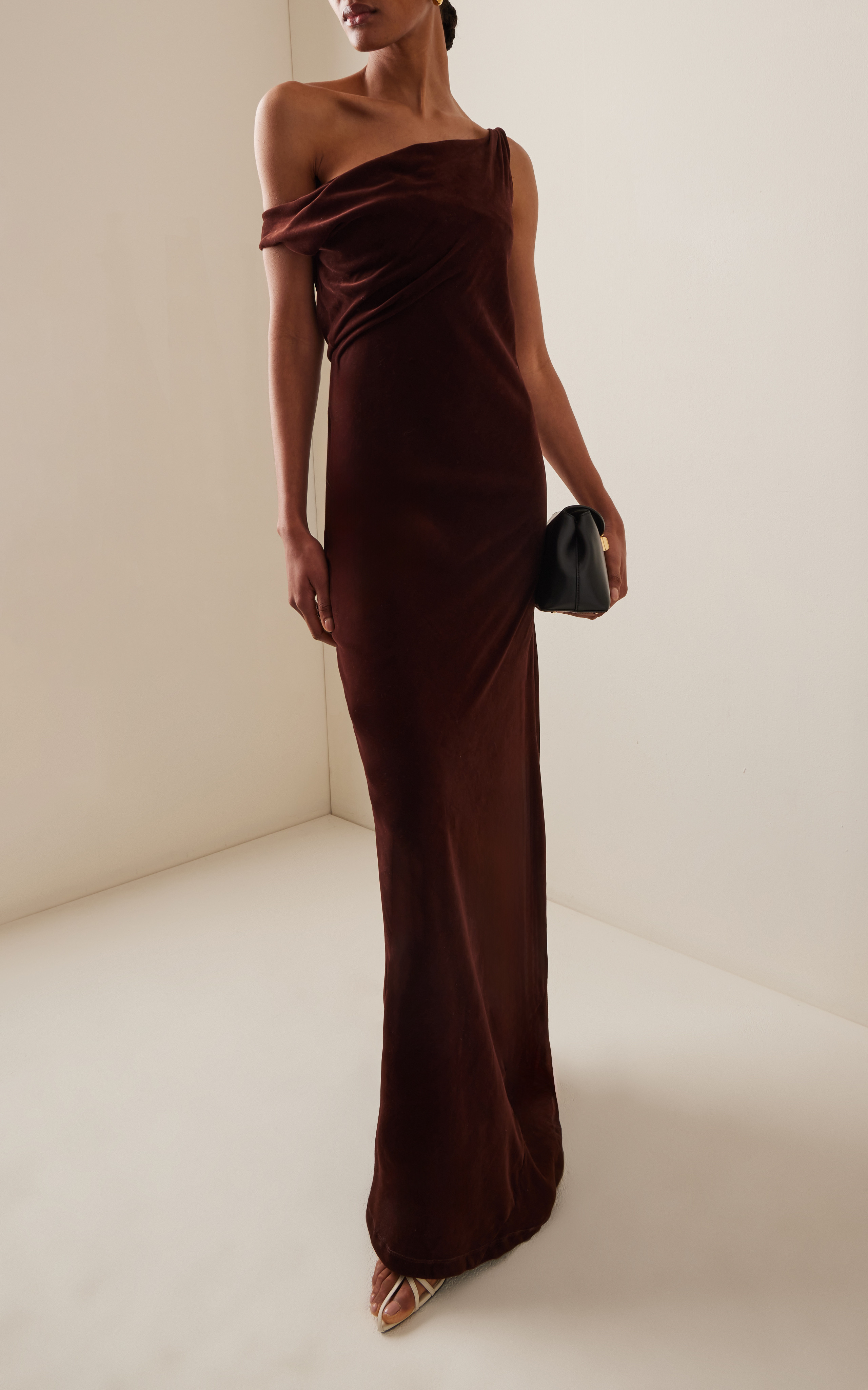 Ezra Draped Crepe Gown | Moda Operandi (Global)
