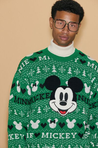 Disney Fair Isle Mickey Mouse Sweater | Forever 21