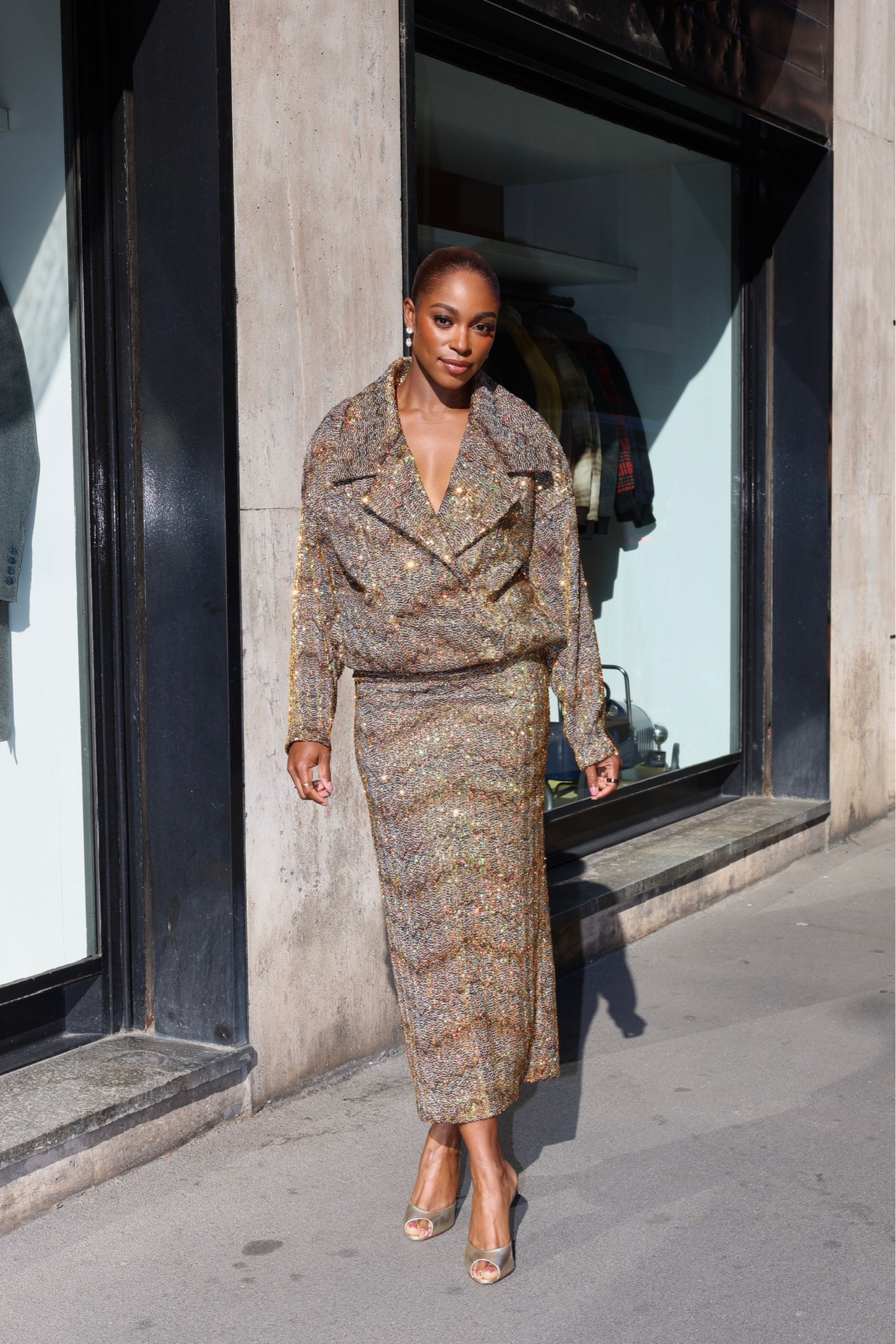 Wearing @missoni Fall Winter 2026 Ready-to-Wear gold sequin blazer and matching maxi skirt set 
Linking missoni faves below ✨🤍

#LTKootd #LTKTravel