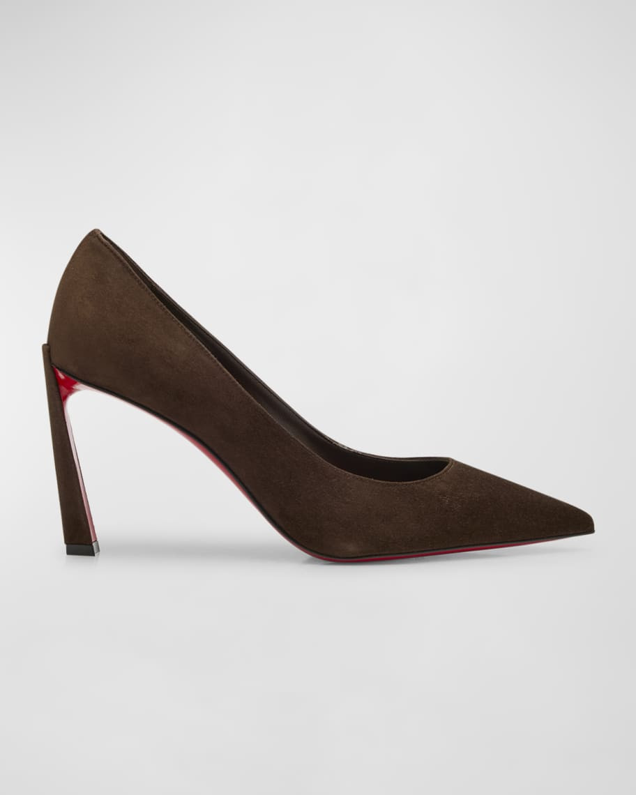 Condora Suede Red Sole Pumps | Neiman Marcus