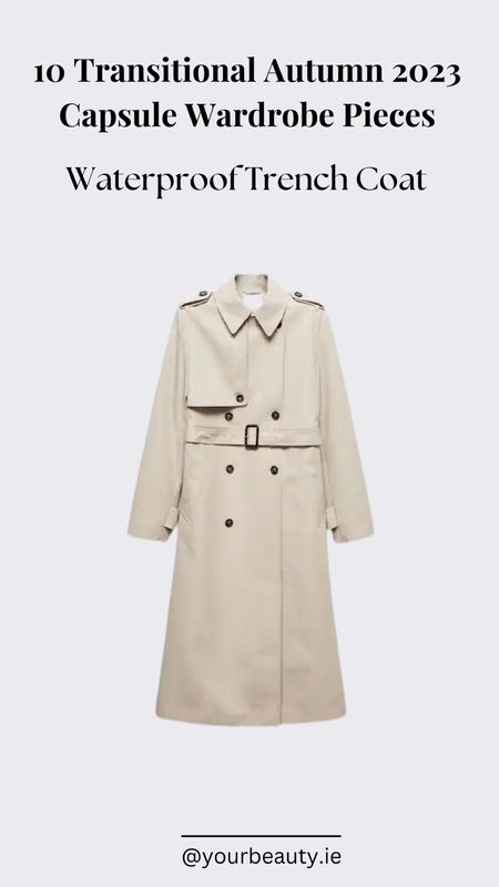 Waterproof trench coat. Capsule wardrobe essentials 

#LTKstyletip #LTKeurope #LTKSeasonal