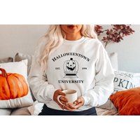 Halloween Town Est 1998 University, Sweatshirt, Halloweentown Crewneck, Pumpkin Fall Sweatshirts | Etsy (US)