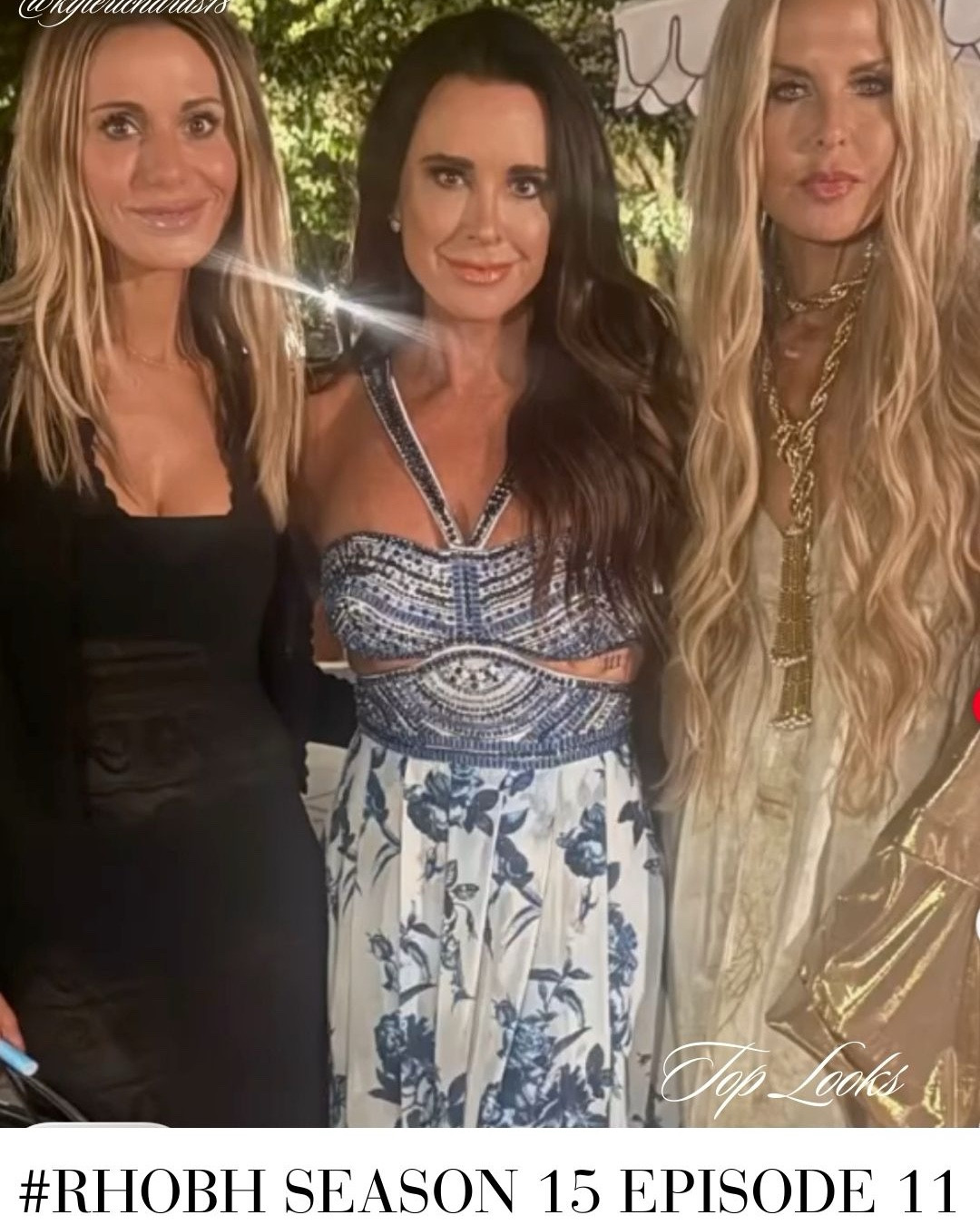 Real Housewives of Beverly Hills Season 15 Episode 11 Fashion Roundup // Not Linked: Bozoma Saint John’s Pink Denim Jacket is Balmain and her sweatshirt is Brandon Blackwell