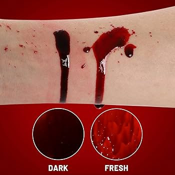 BOBISUKA 2PCS Dark+Fresh Fake Blood Spray Set- Realistic Effects Fake Blood Stage Blood for Hallo... | Amazon (US)