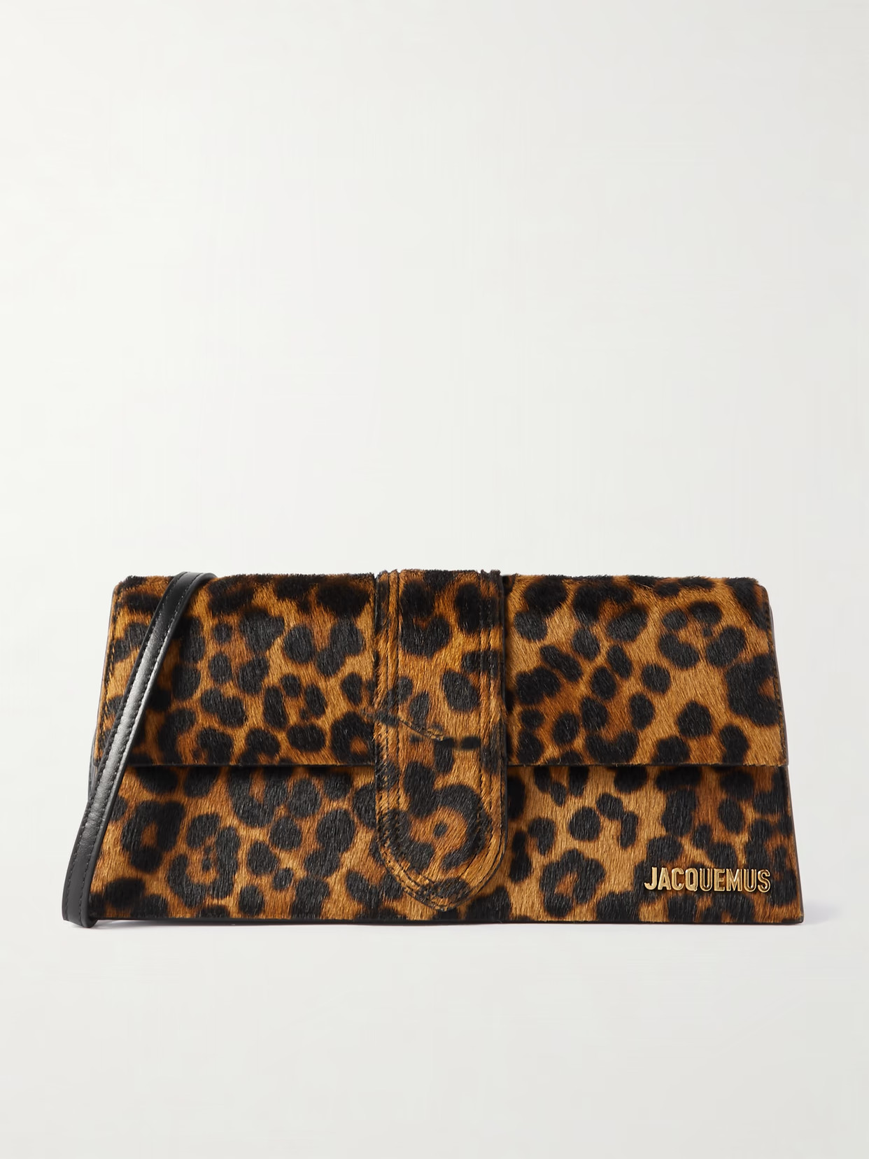 Jacquemus - Le Bambino Long Leopard-print Calf Hair Shoulder Bag - Leopard print - One size | NET-A-PORTER APAC