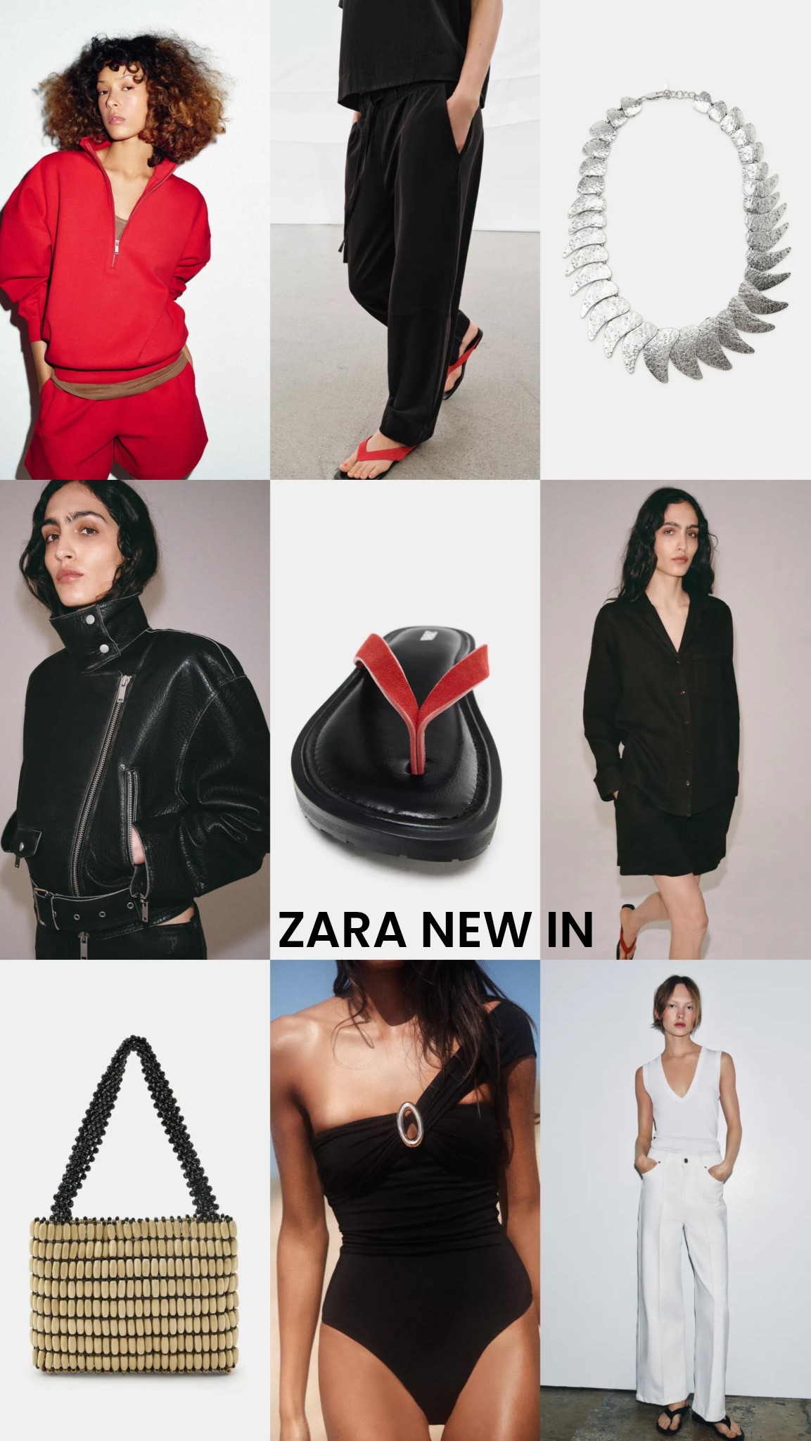 Zara new in - Zara holiday

Linen set
Leather jacket
Red sandals
Swimsuit
Holiday bag 



#LTKspring #LTKeurope #LTKuk