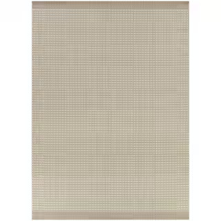 Rosei Beige 7 ft. 10 in. x 10 ft. Textured Indoor/Outdoor Area Rug | The Home Depot