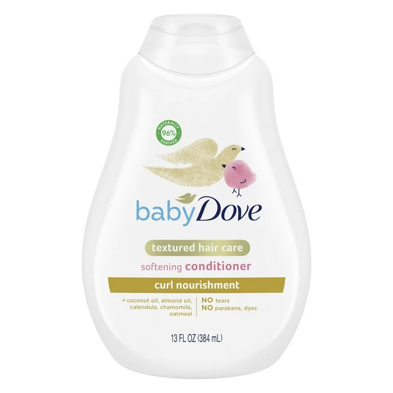 Baby Dove Curly Hair Baby Conditioner Curl Nourishment Tear-Free, 13 oz | Walmart (US)