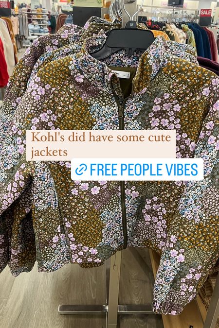 Jacket sale 
Floral jackets 
Free people style 

#LTKSeasonal #LTKsalealert #LTKunder100