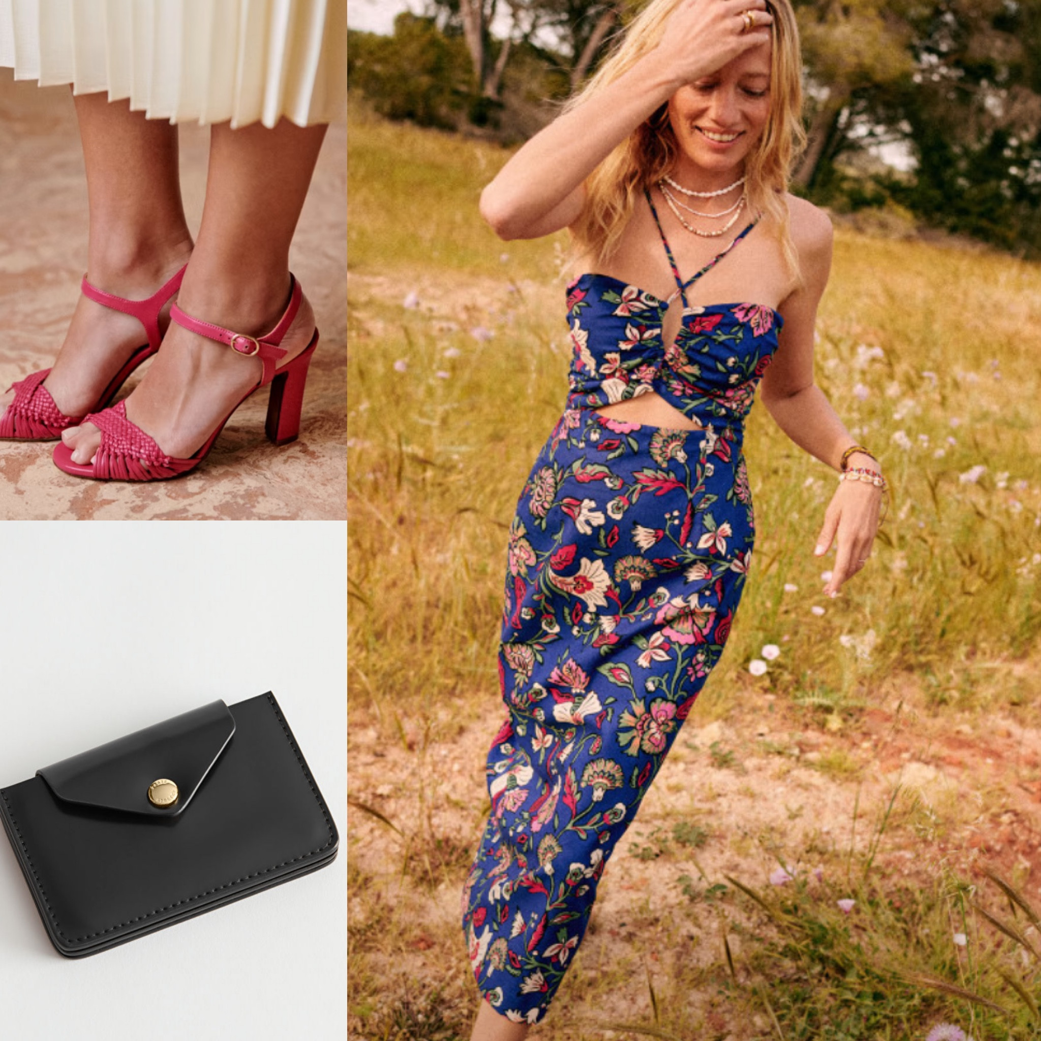 Wedding guest, pink heels, clutch, wallet, floral, summer, dress, date

#LTKshoecrush #LTKwedding #LTKbeauty