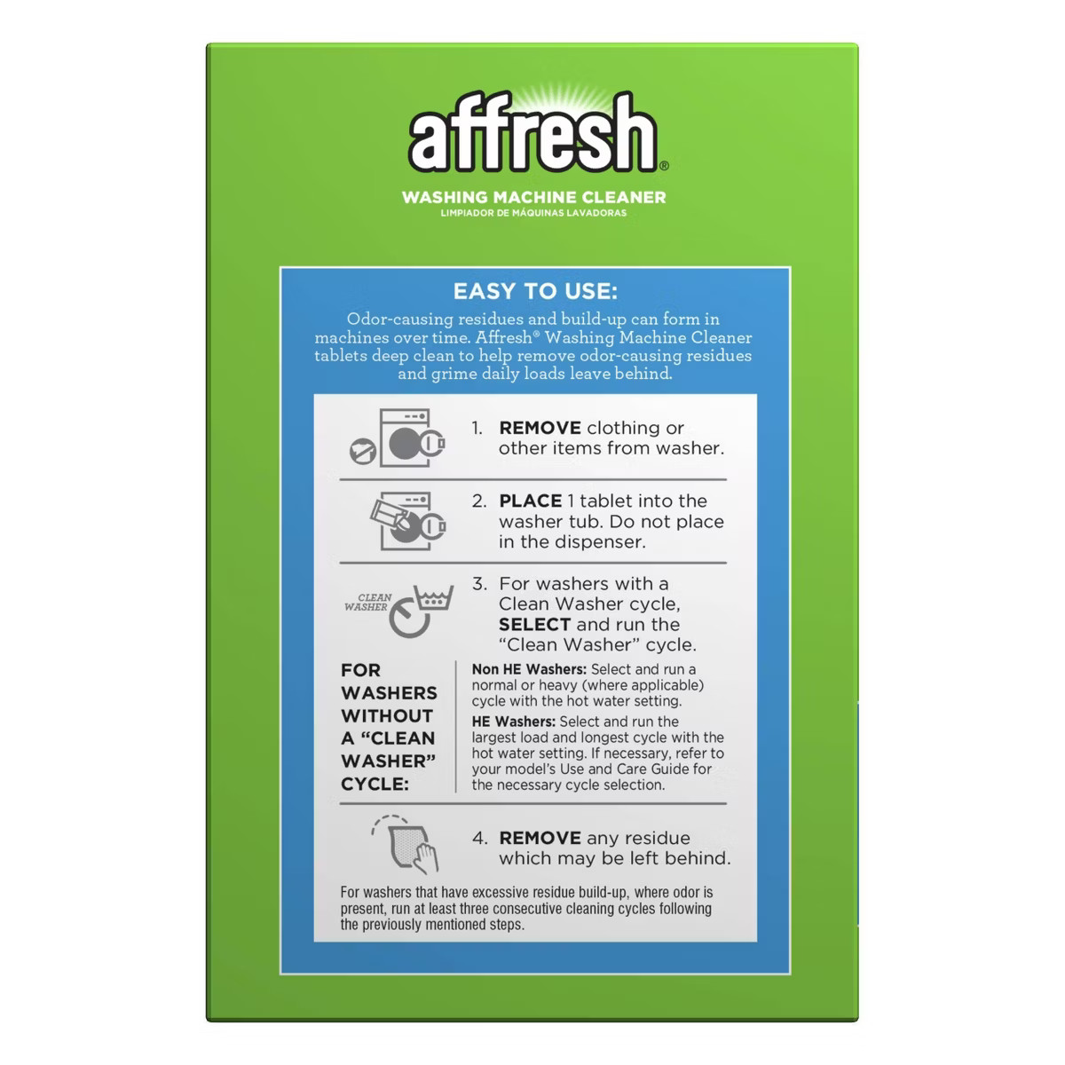 Affresh Washing Machine Cleaner - 5ct | Target