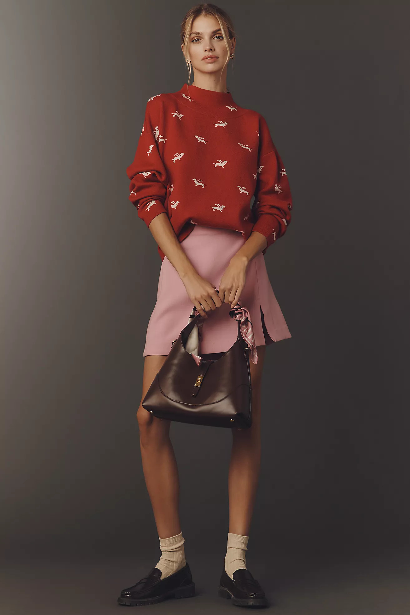 The Carys Mock-Neck Sweater by Maeve | Anthropologie (US)