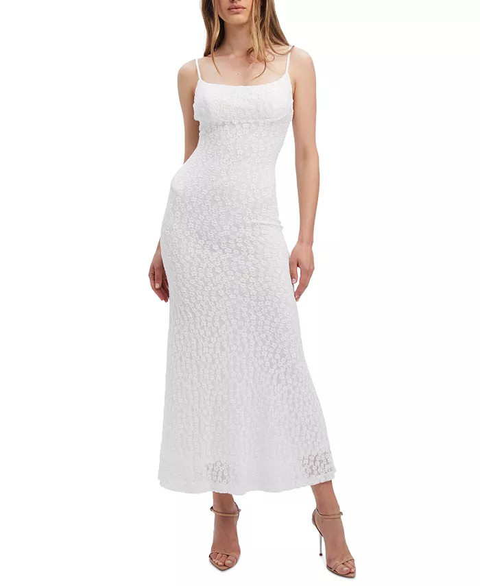 Women's Kiali Mesh Sleeveless Midi Dress | Macys (US)