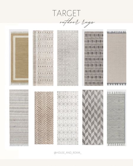 Beautiful outdoor rugs available now at Target! Grab them  before they sell out! 

#patio #homedecor #outdoorrug #rugs #target #garden #decor #neutral #beigerug #grayrug #outdoordecor

#LTKstyletip #LTKFind #LTKhome