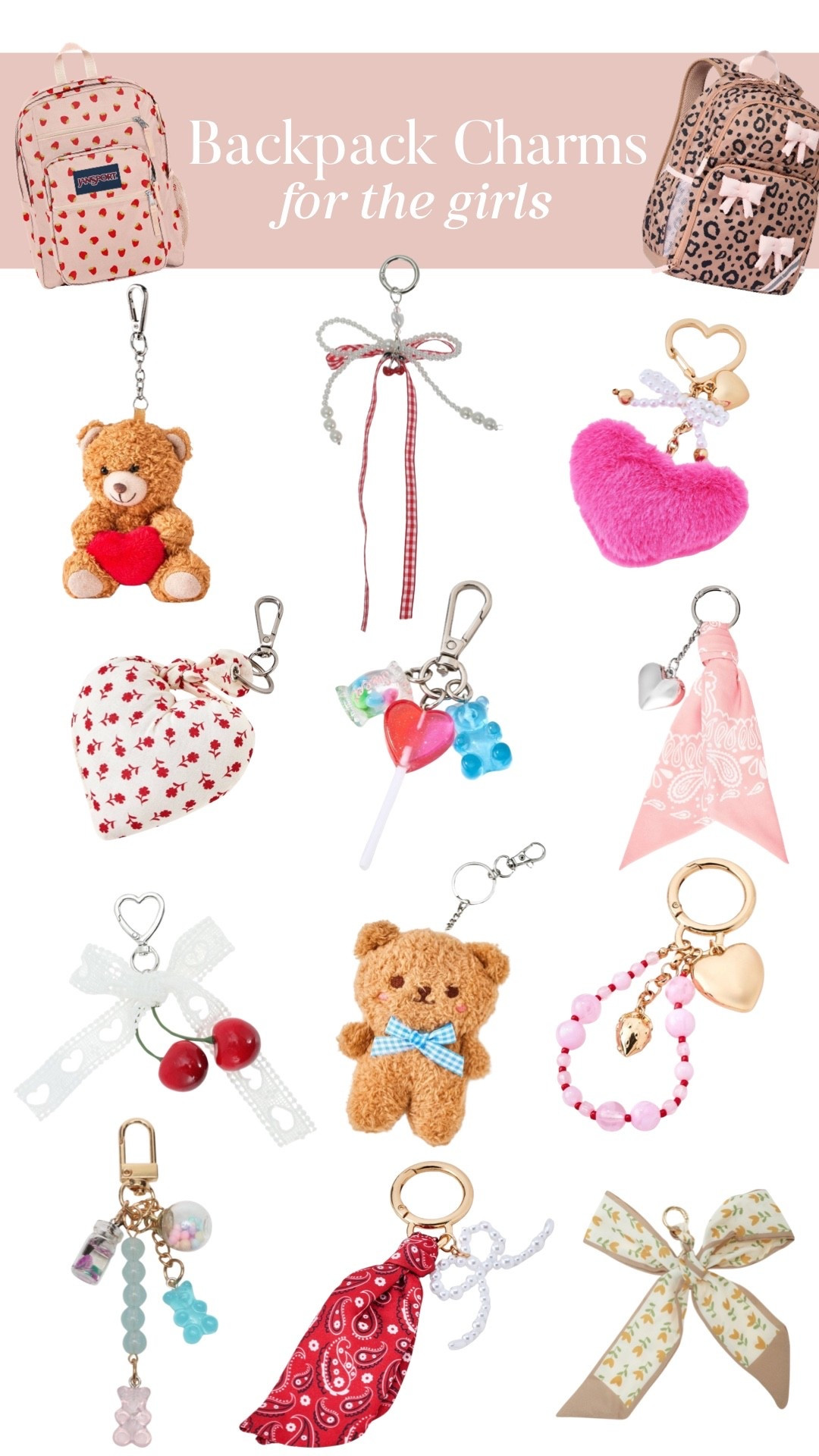 How fun are these!? I would have died as a little girl to have some fun accessories for my backpack!! 

#LTKKids #LTKFamily