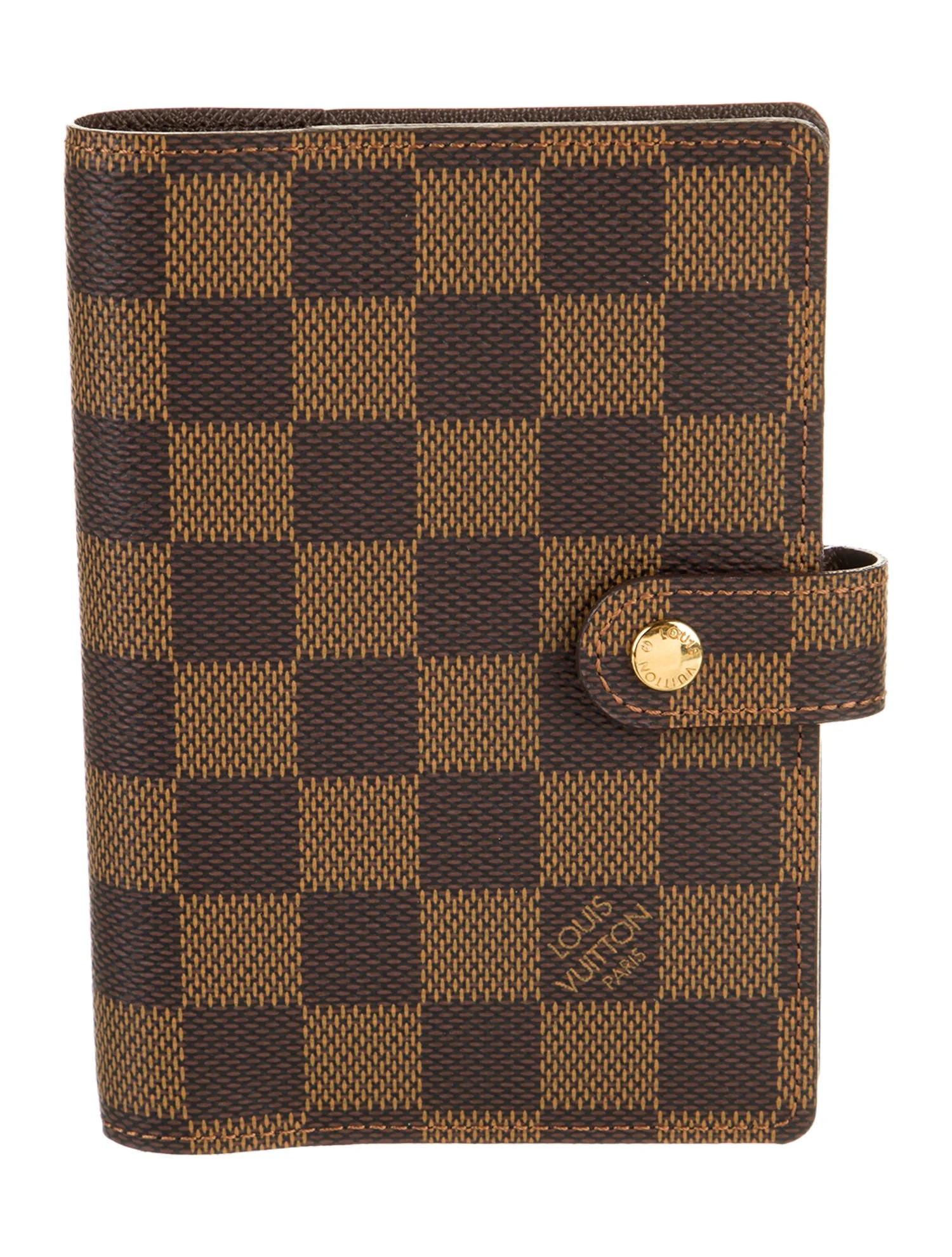 Damier Ebene Small Ring Agenda Cover | The RealReal